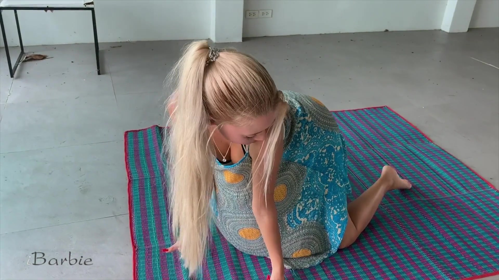 ibarbie – Naughty Blonde Lured into Abondened House and Sucked until he Cum