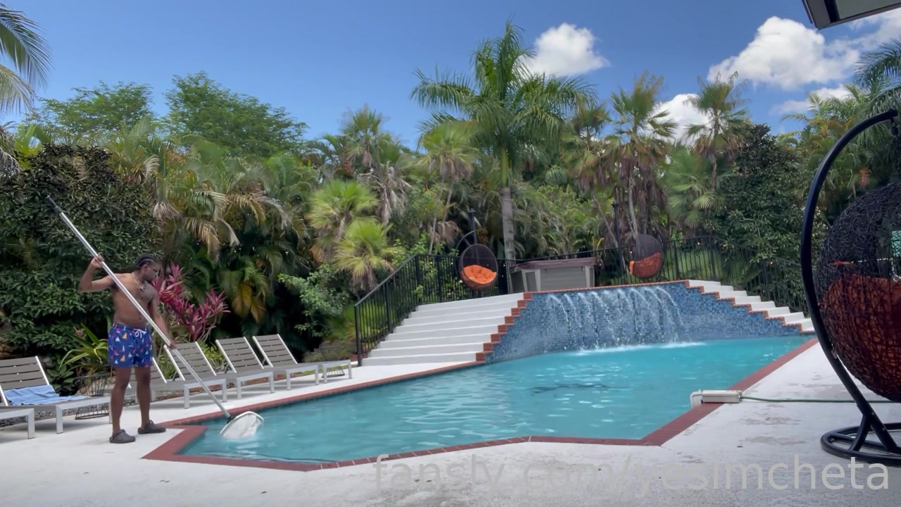 Yesimcheta-18-06-2023-Miami Is So Nice. The Best Part About Our Mansion Is The Pool Honestly. So Yeah i Was The