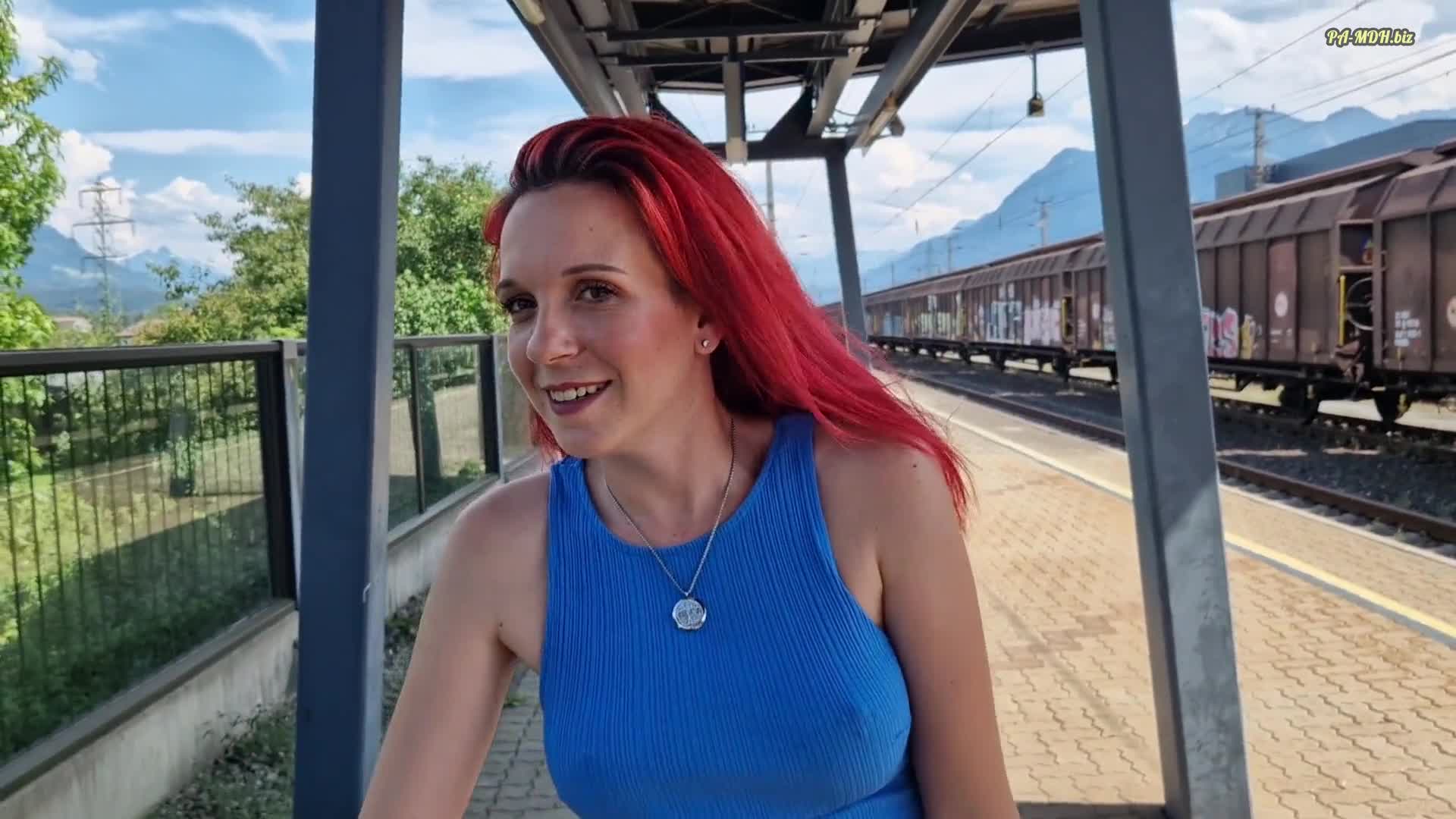 Malou_Nu – Mein 1. MAL – WETTE in Puplic
