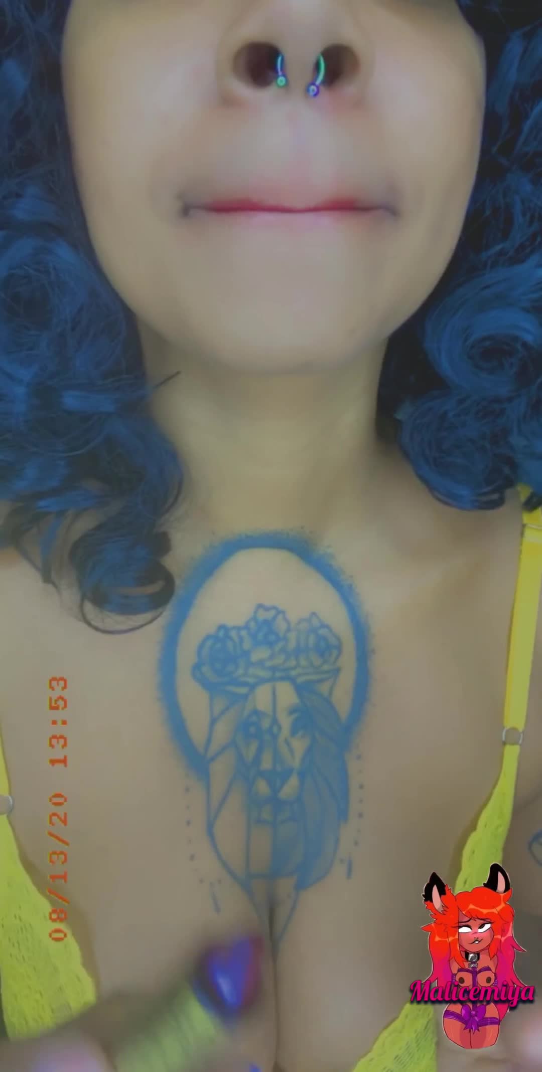 MaliceMiyaXXX – Lipstick Fetish With Messy Blowjob