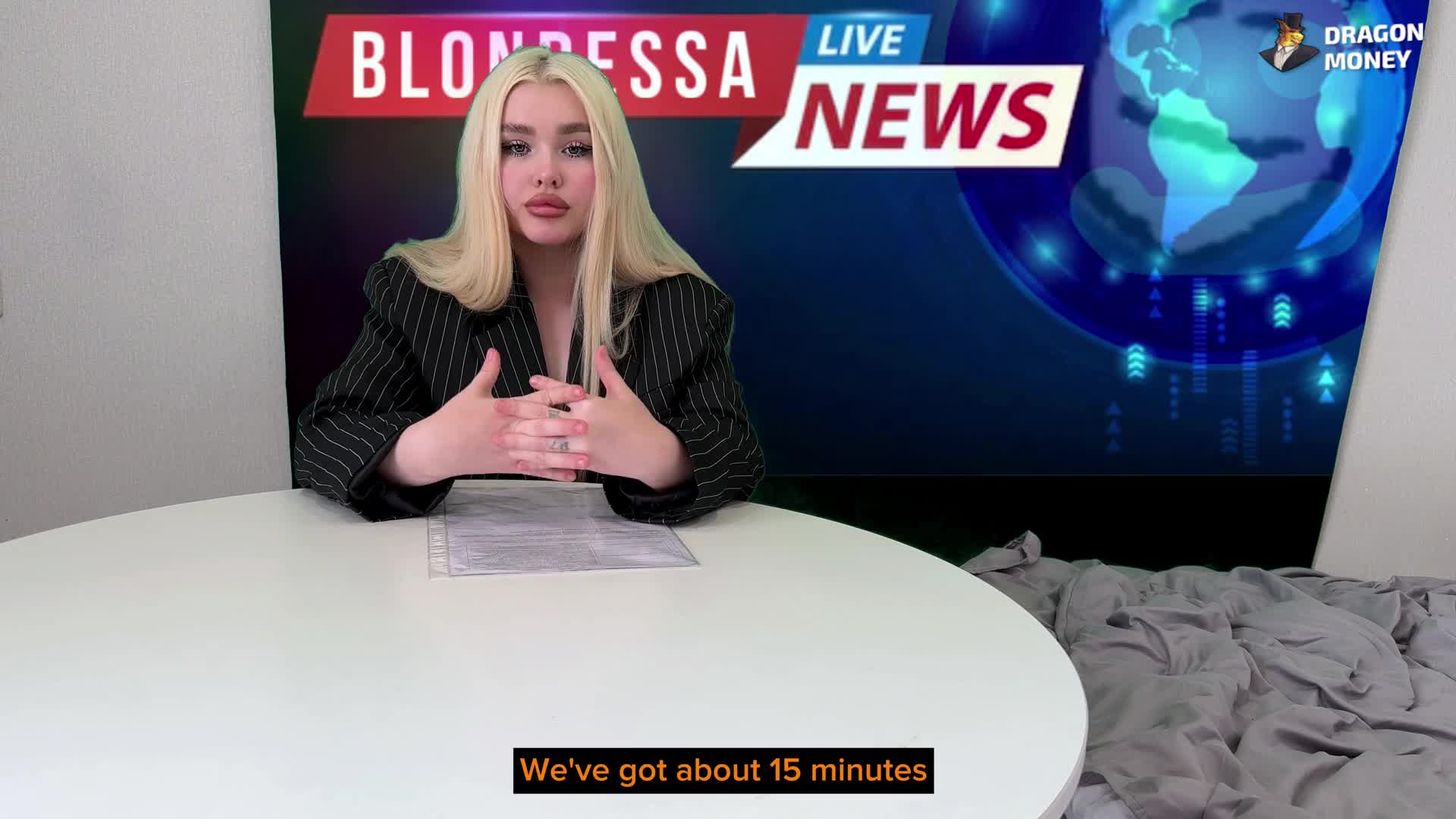 Blondessa – Blondessa works in television, even here she can fuck!