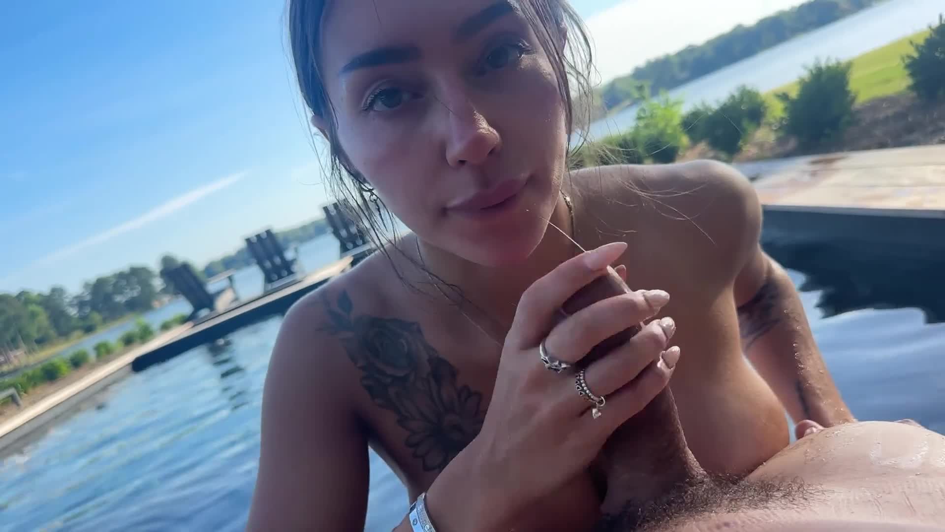 Teddy Tarantino – Sisi Rose SNORTS My cum , real public outside pool sex- gorgeous Latina Perfect Tits