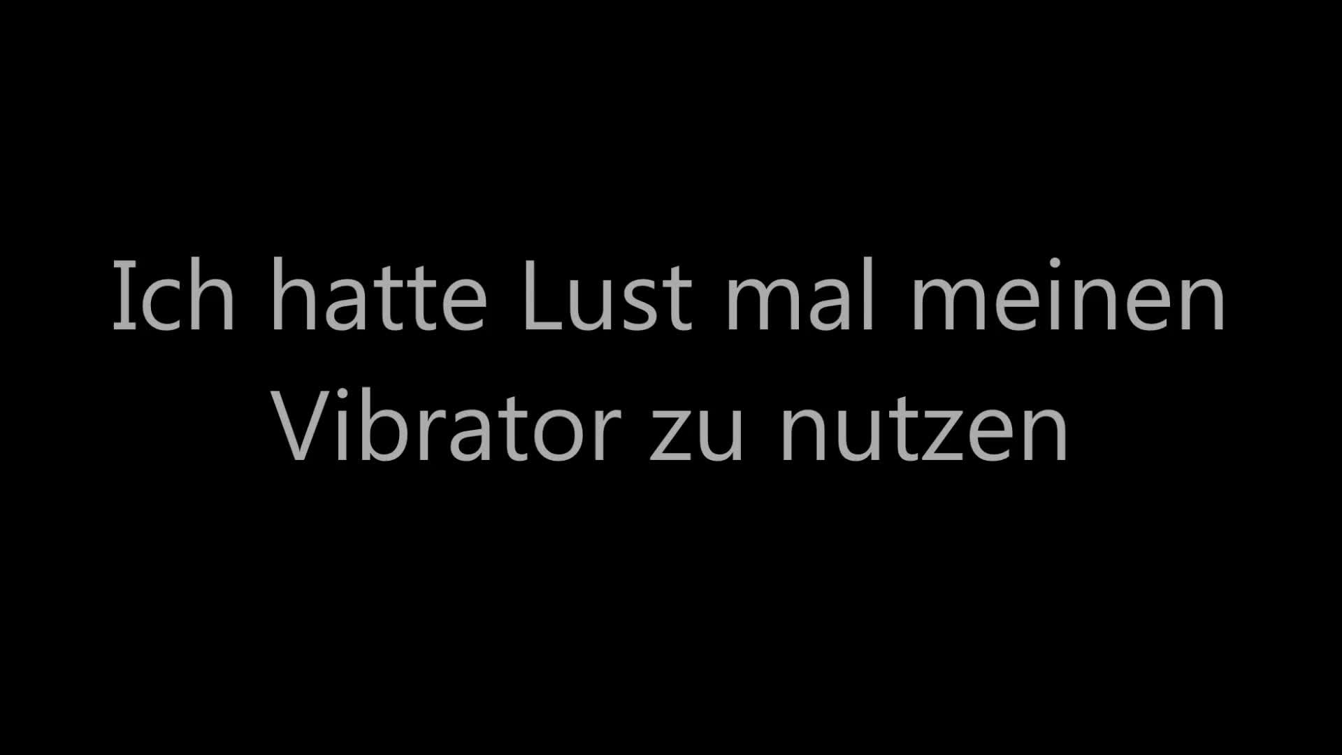 YasminDiamondx – Ich hatte Lust mal meinen Vibrator zu nutzen
