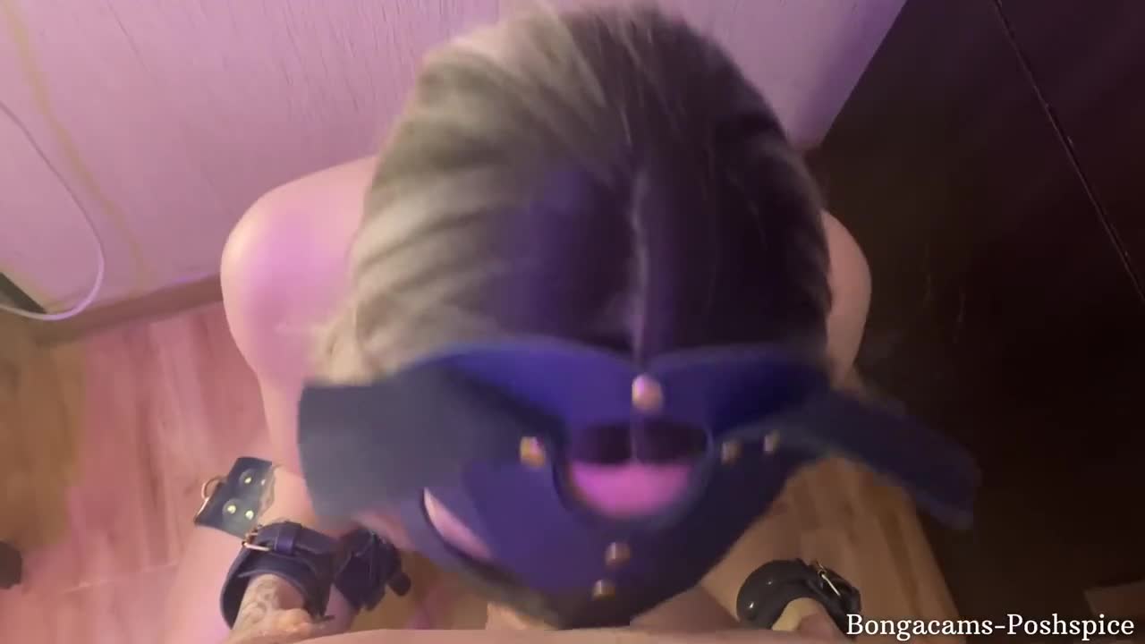 Alexa Poshspicy – Whore in cat costume sucks hard and gets cum down her throat